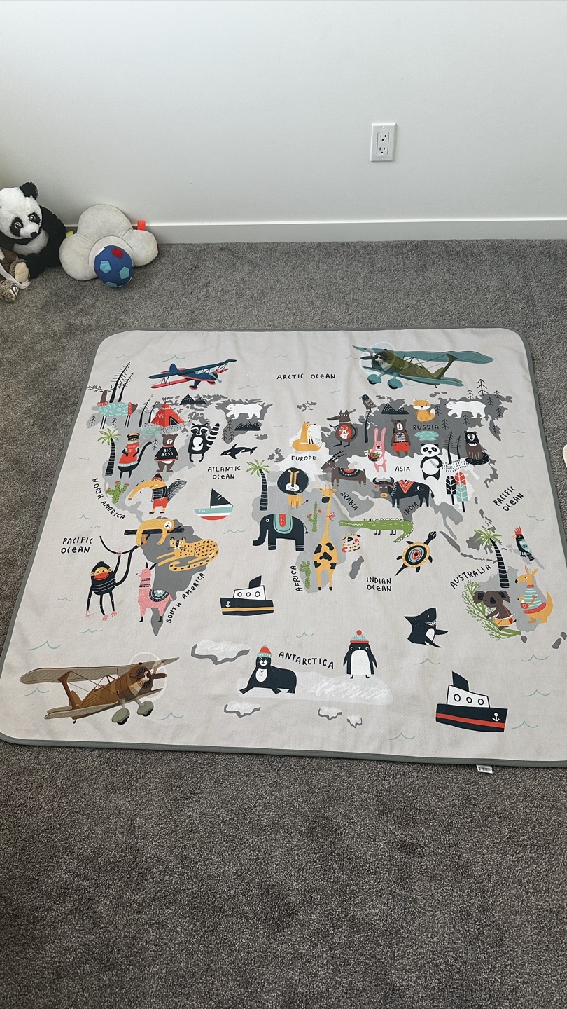 High chair waterproof mat