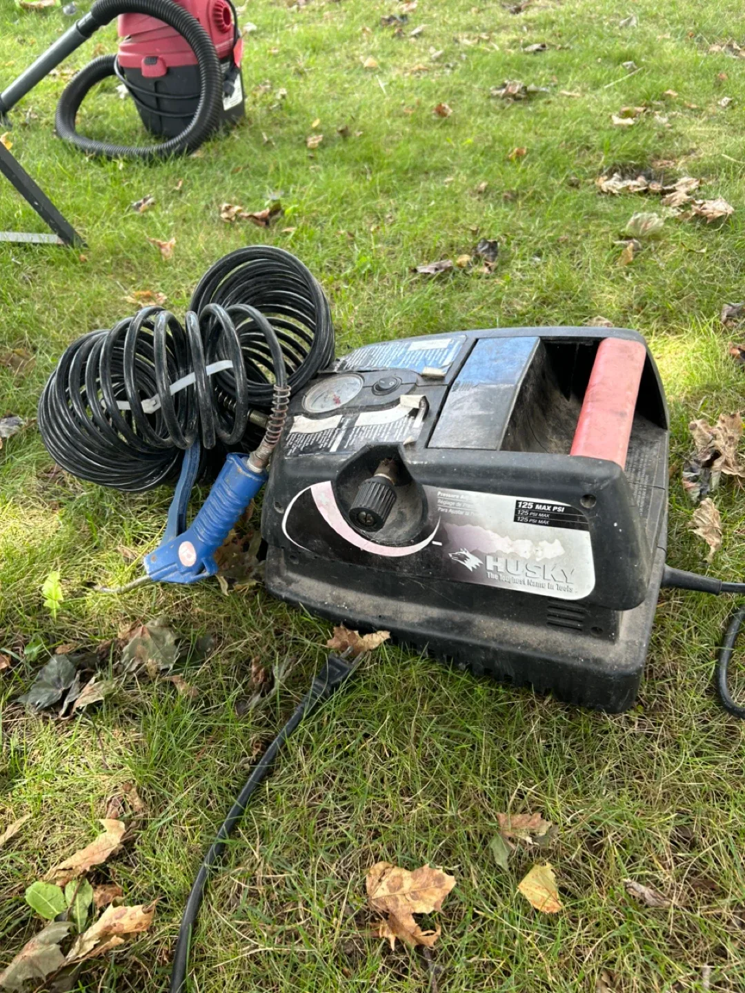 Husky Air Compressor - 125 Max PSI thumbnail