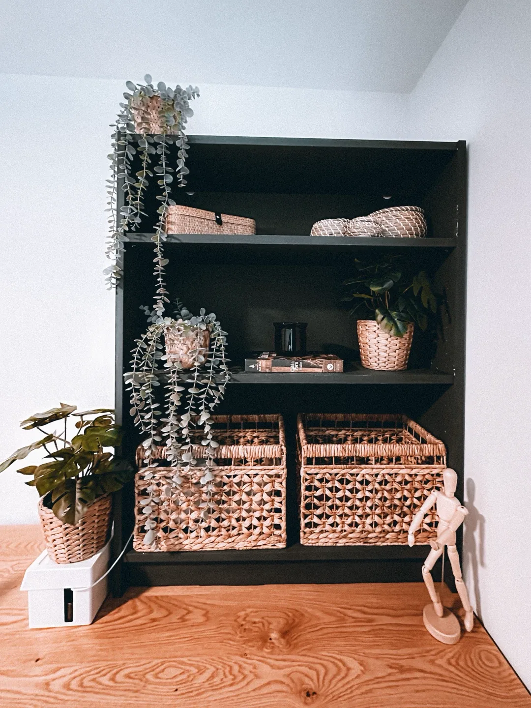 Navy Blue IKEA Billy Bookcase thumbnail