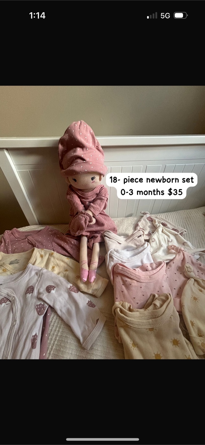 Newborn Clothing Set (0-3 Months)