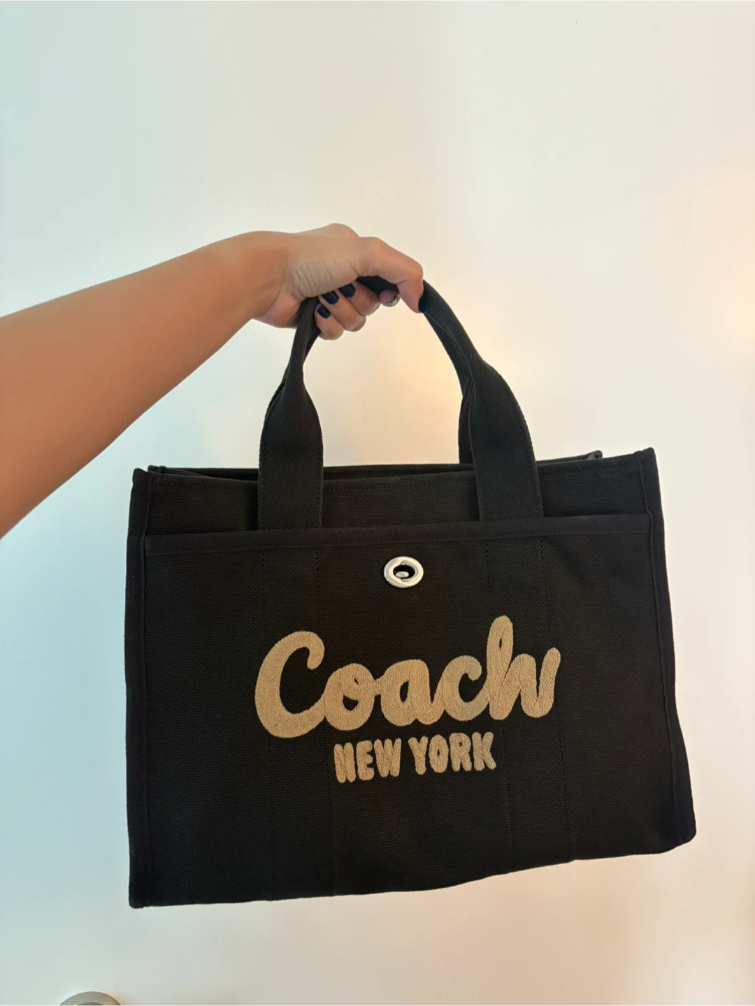 Coach Cargo Tote Bag 26 - Black