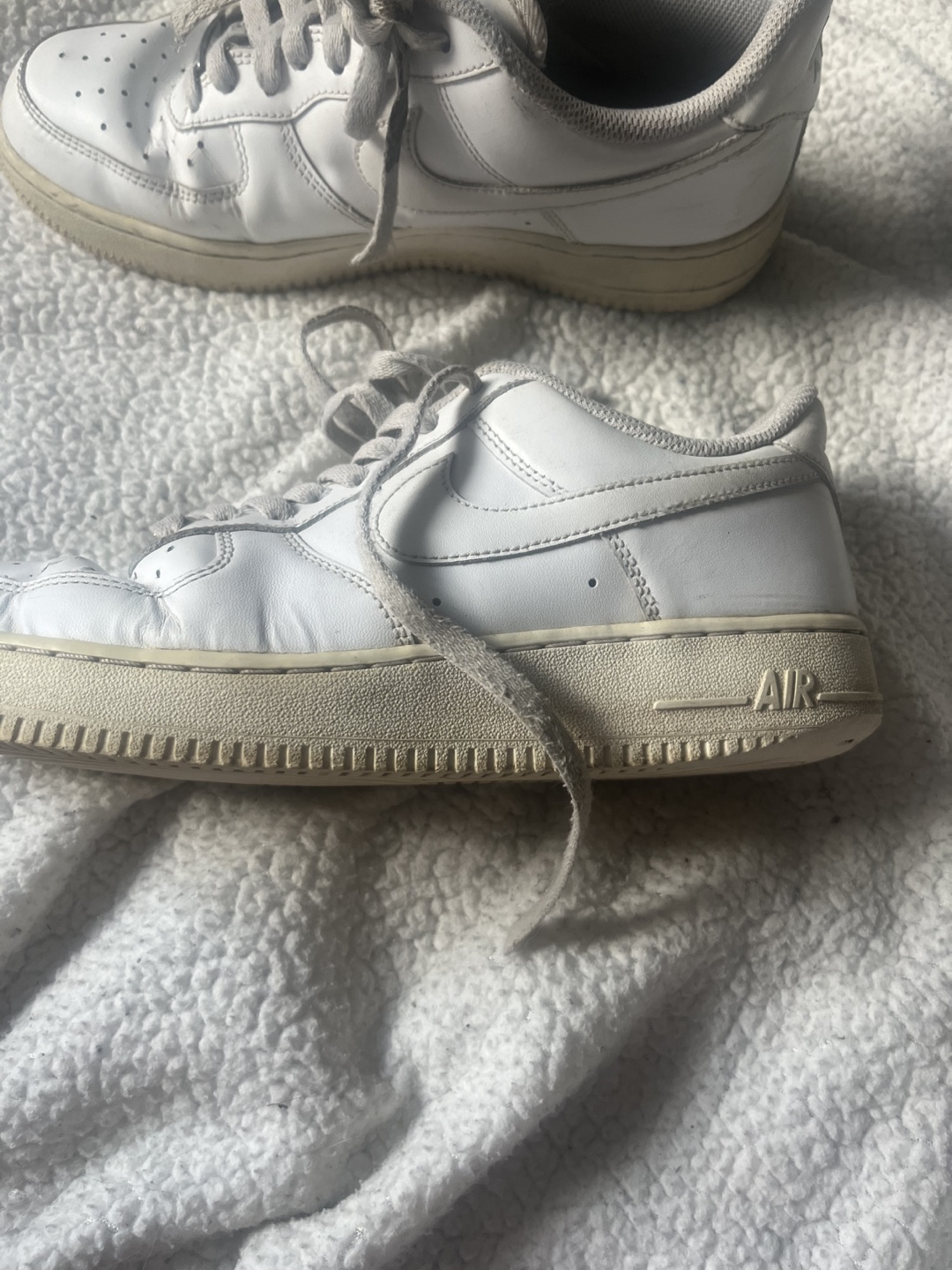 Nike Air Force 1 White Sneakers - photo 3