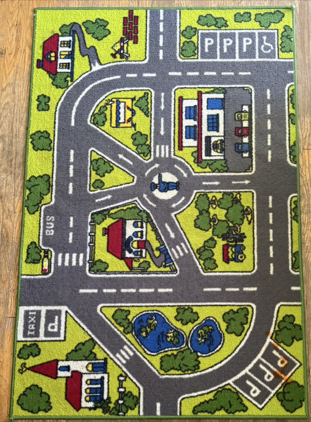 Kids Road Play Mat Rug, $10