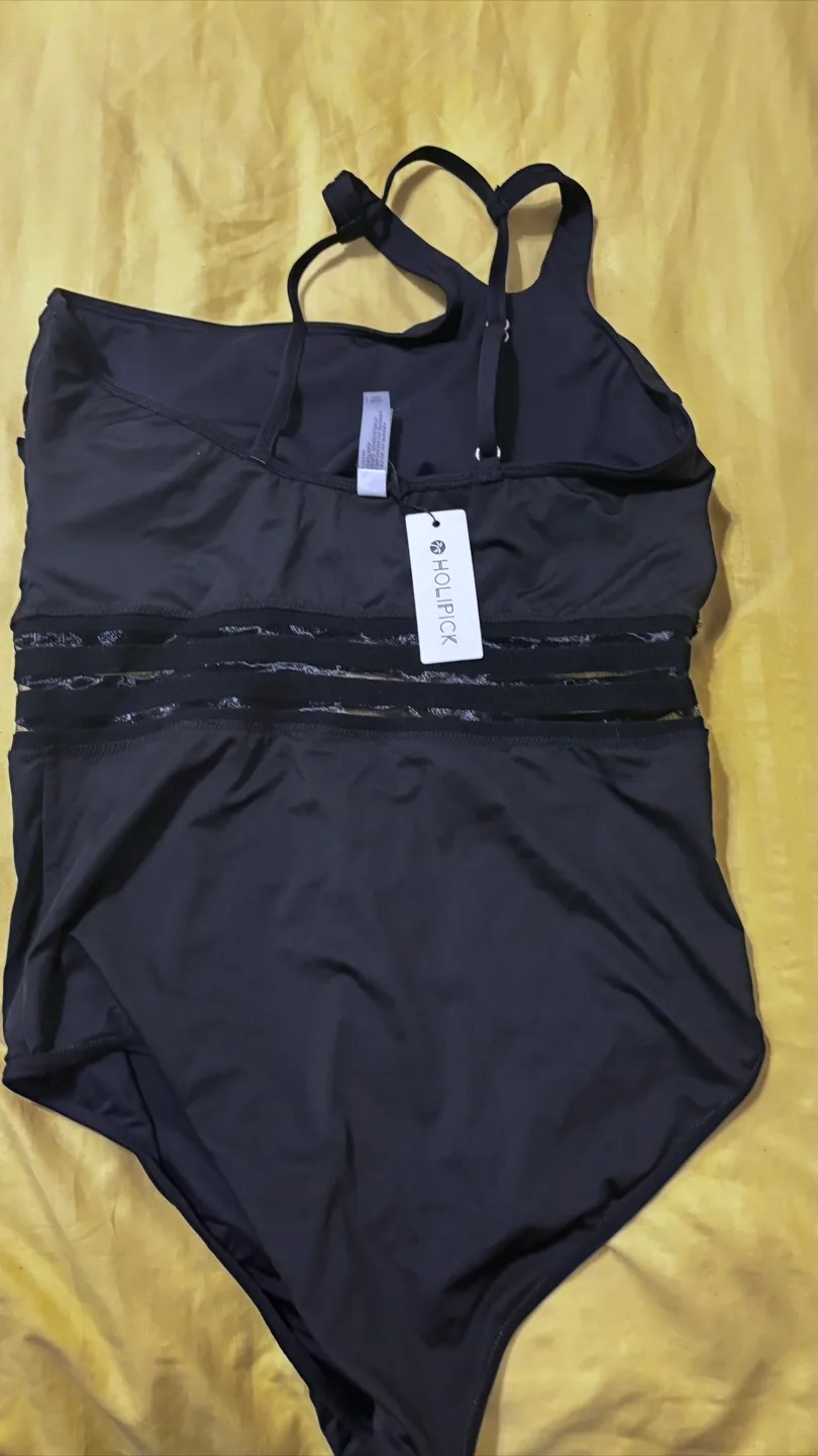 🥕 Holipick Black One Piece Swimsuit thumbnail