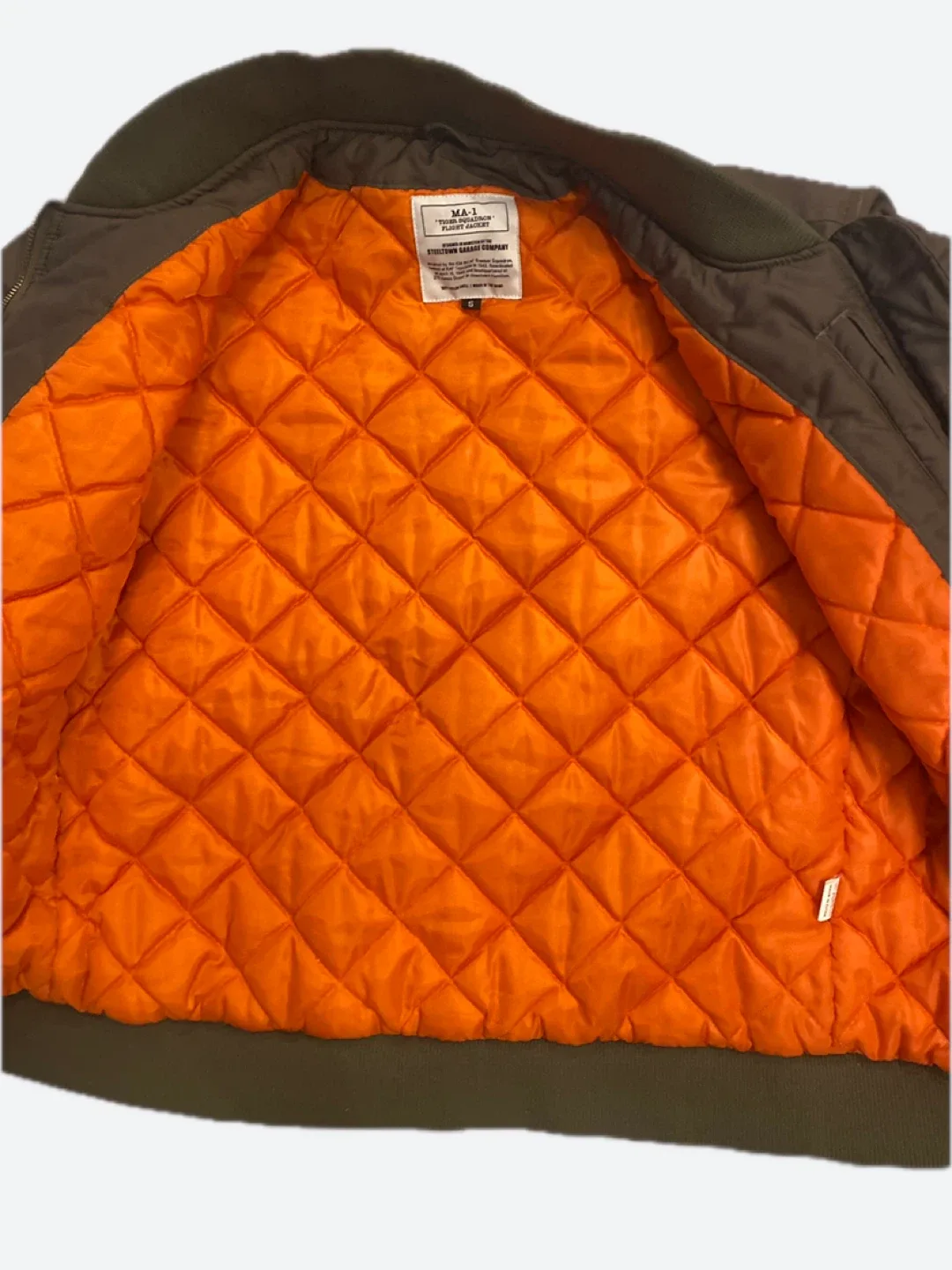 Unisex Steeltown Garage MA-1 Tiger Squadron Flight Jacket S image indicator(3)