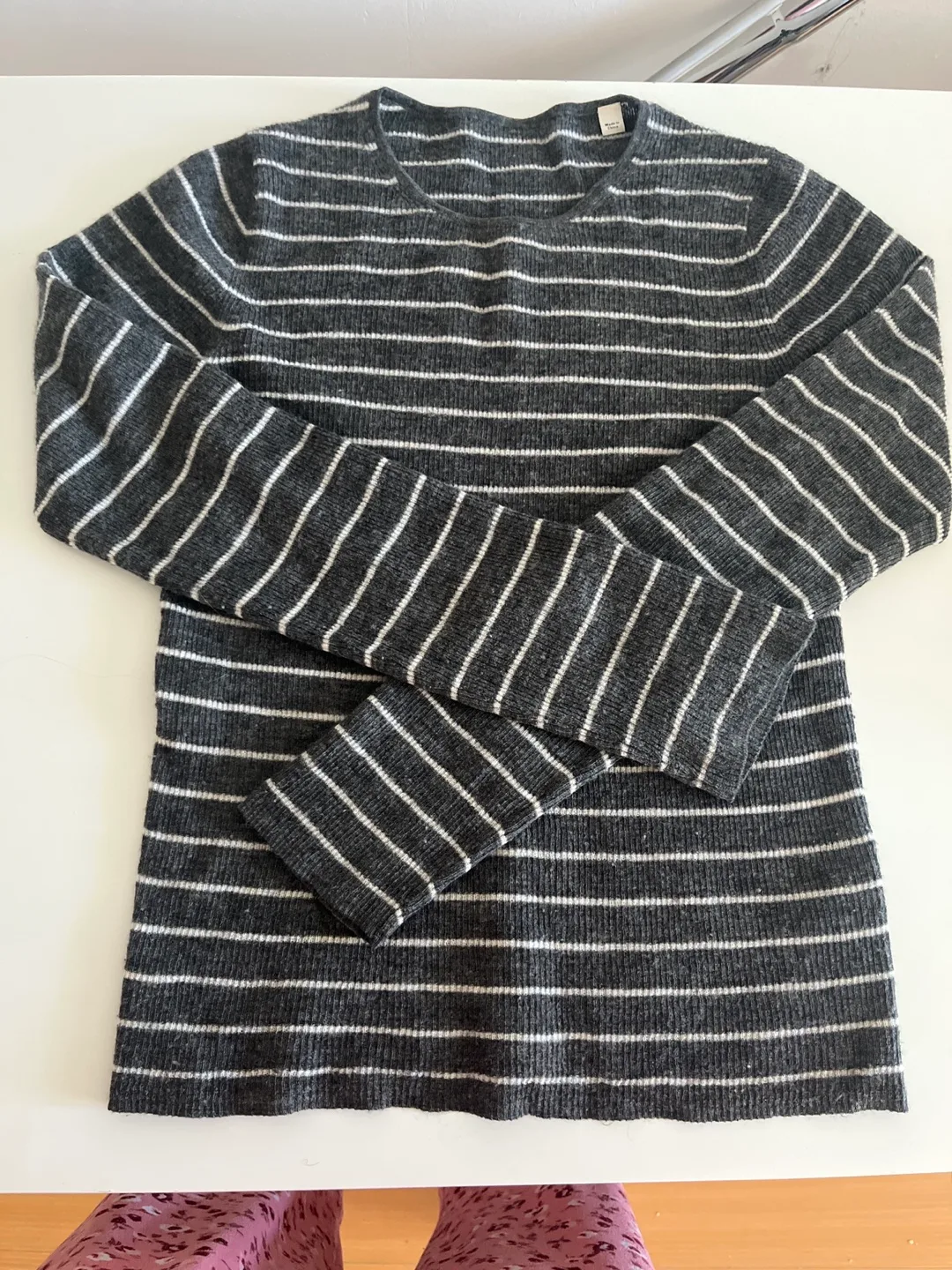 Vince Wool Striped Sweater - Size M thumbnail
