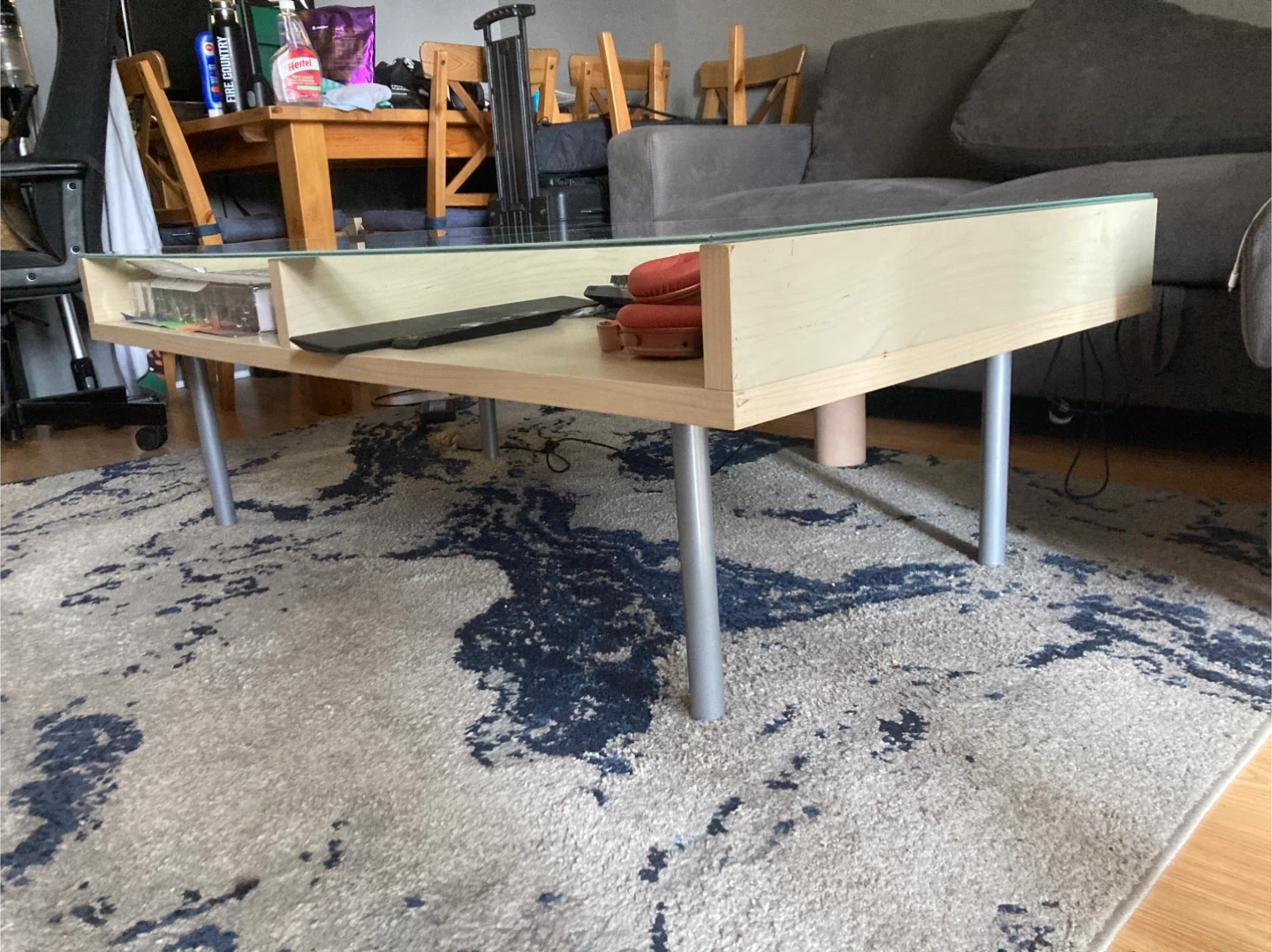 Coffee Table with Glass Top