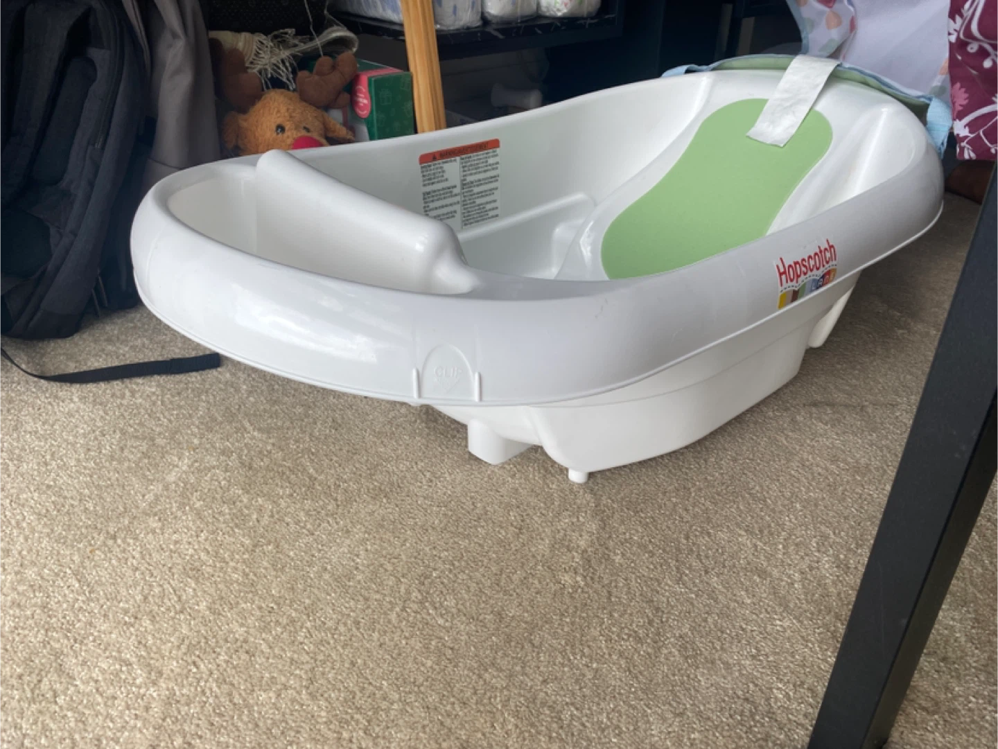 Hopscotch Baby Bathtub with Sling - $25 - photo 2