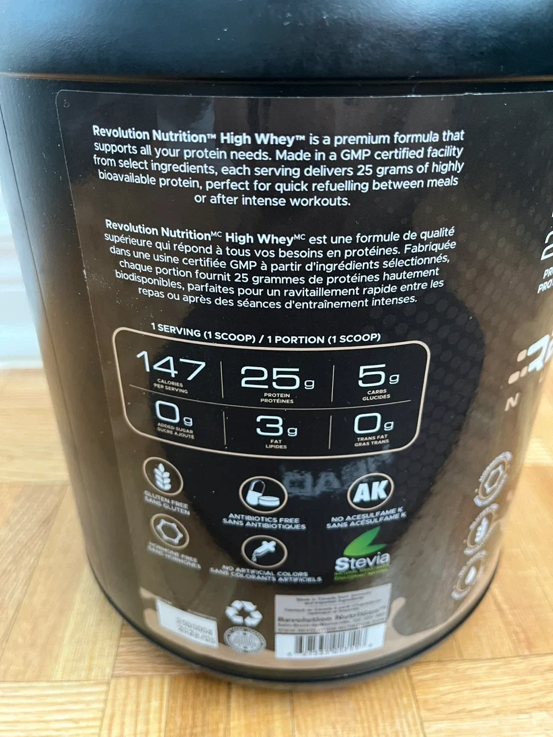 6LB Revolution Nutrition High Whey - Iced Cappuccino image indicator(3)