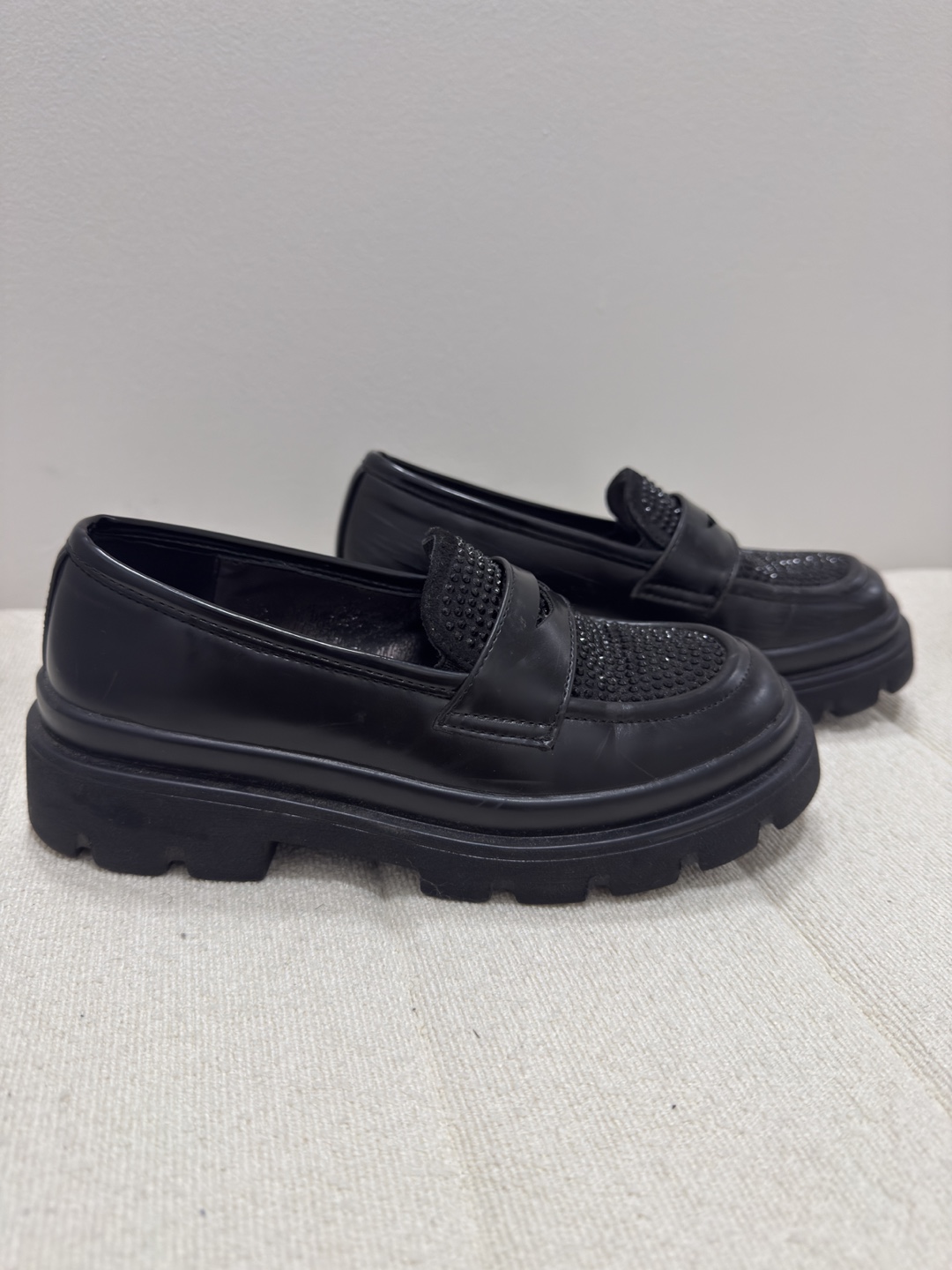 Black Loafers - Size 33 / 2Y - photo 2