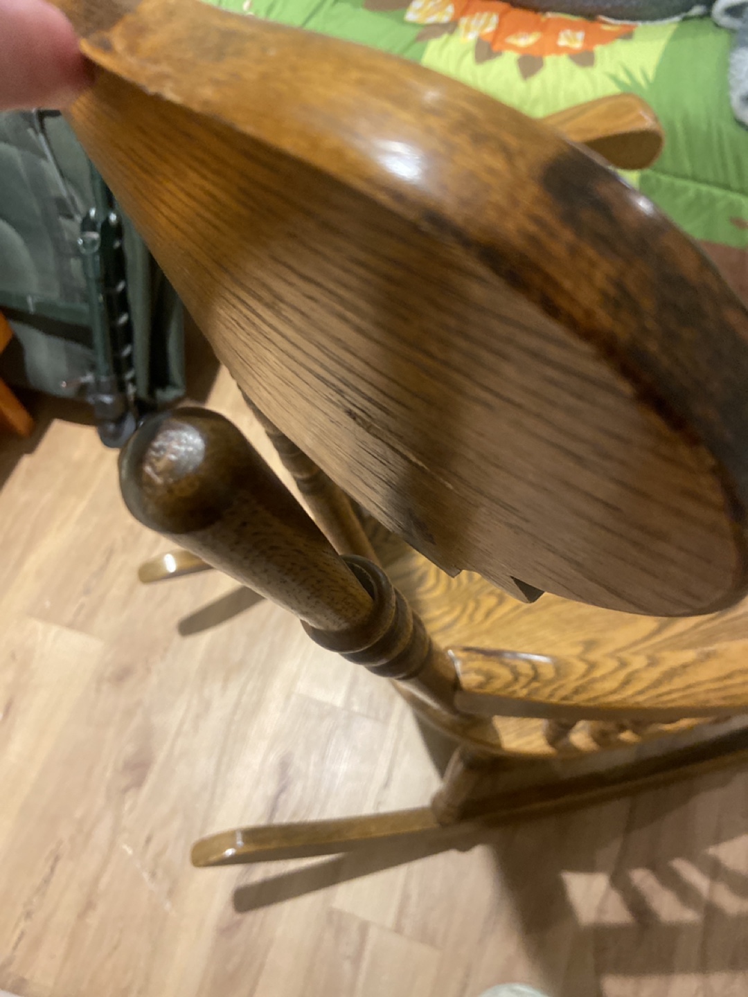 Wooden Rocking Chair - photo 3