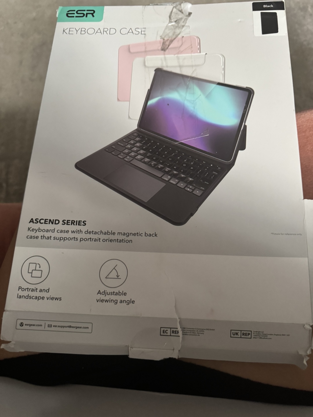 ESR Ascend Series Keyboard Case - Black