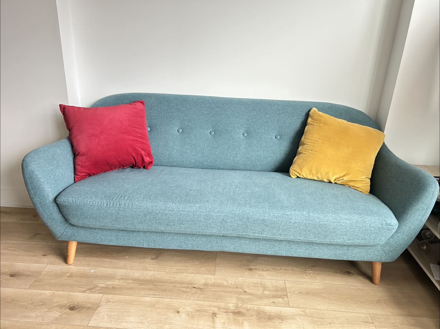 Teal Loveseat Sofa