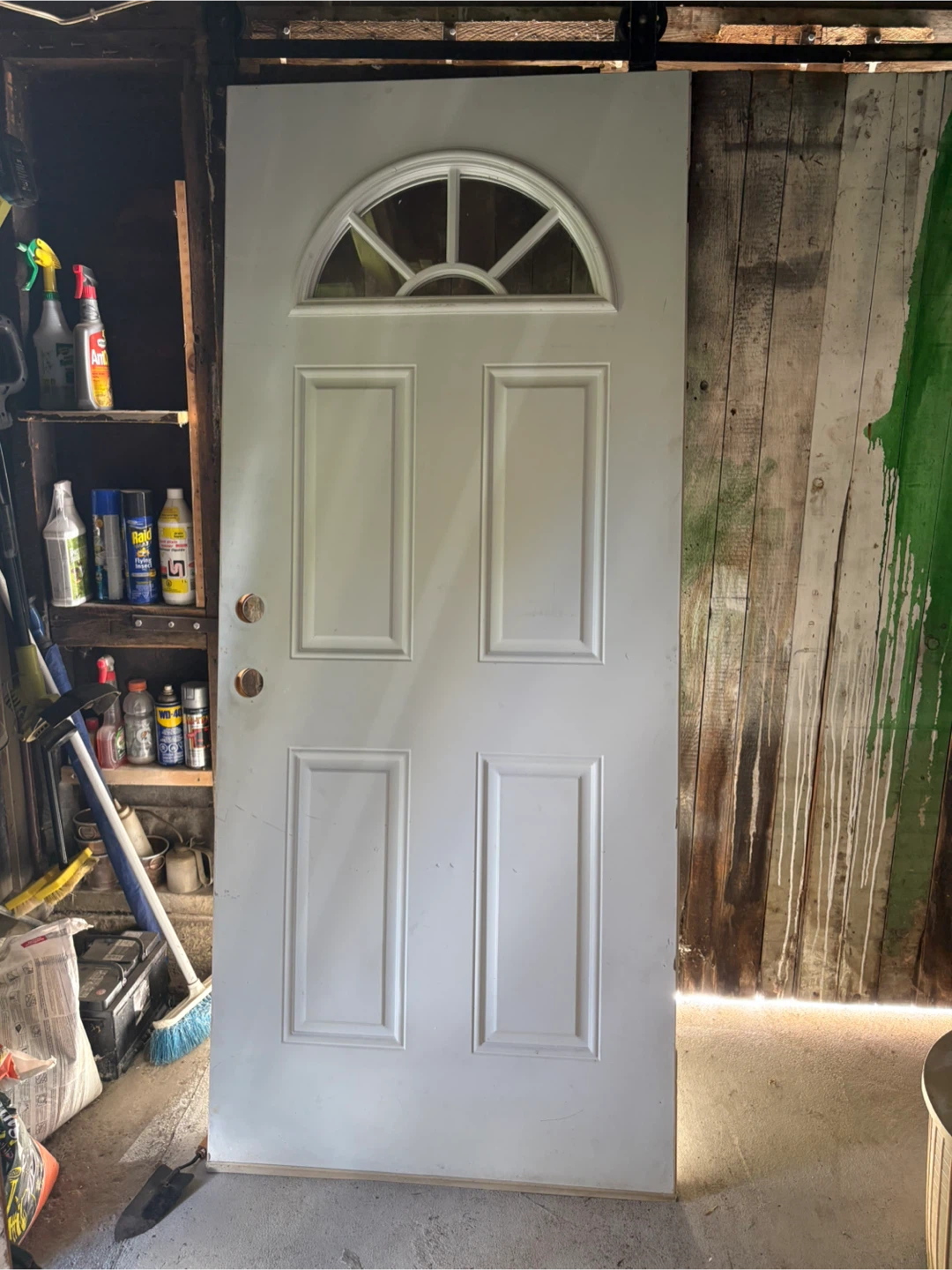White Door with Window