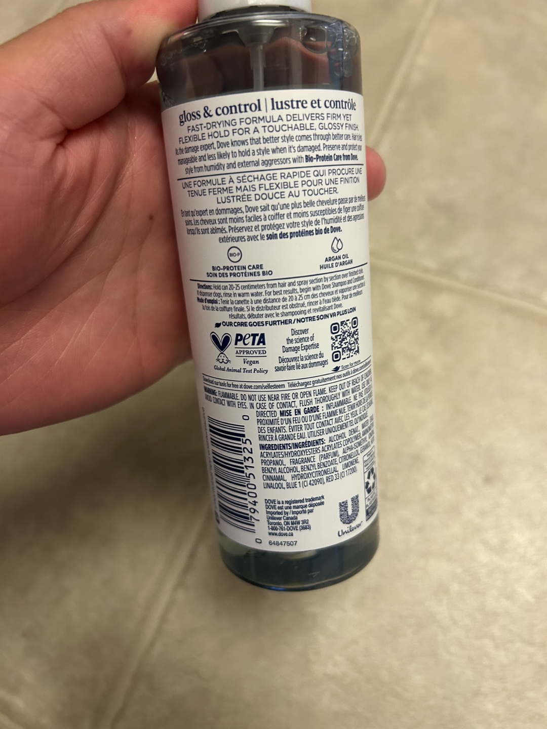 Dove Non-Aerosol Hairspray - Extra Strong Hold - photo 3