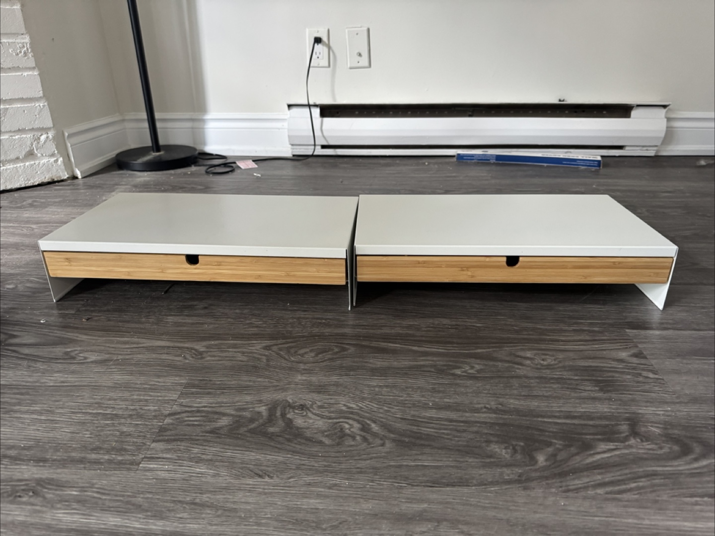 Ikea Monitor Stand with Drawer