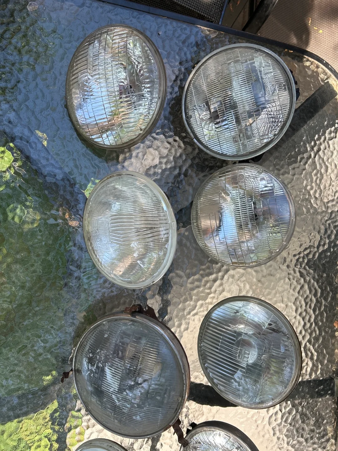 Vintage Assorted Used Car Headlights thumbnail