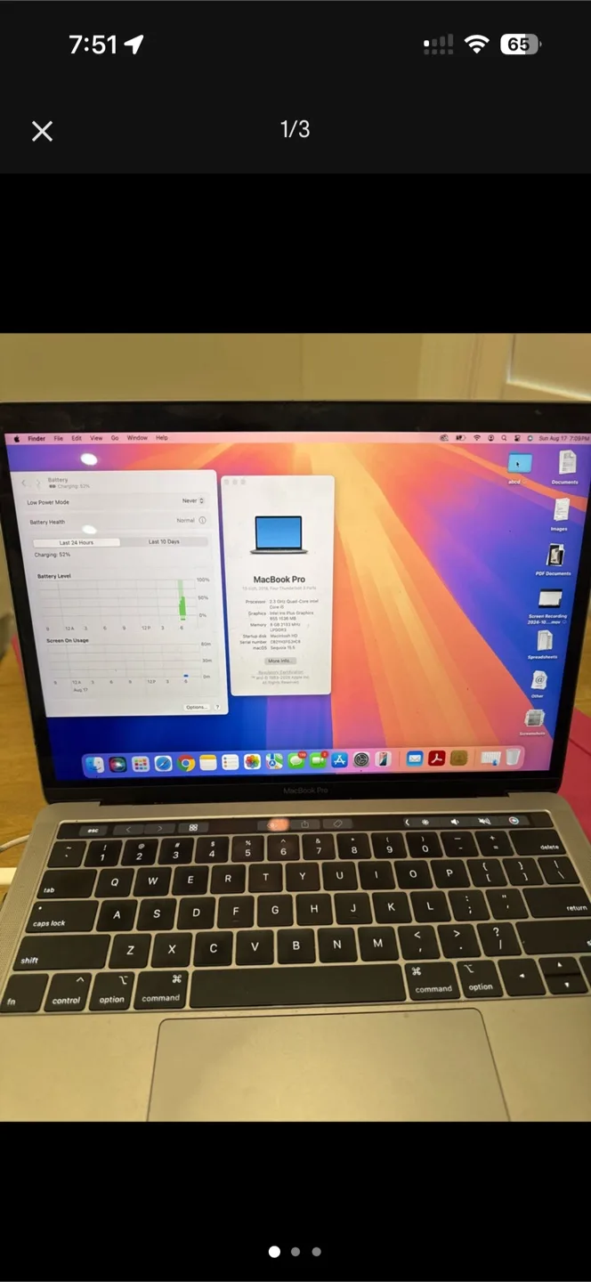 MACBOOK PRO 2018 NEED GONE ASAP thumbnail