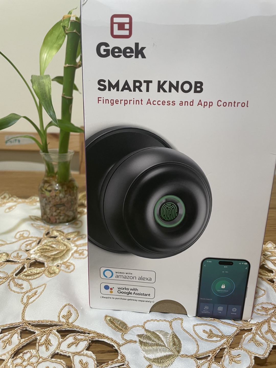 Geek Smart Knob - Fingerprint Access & App Control