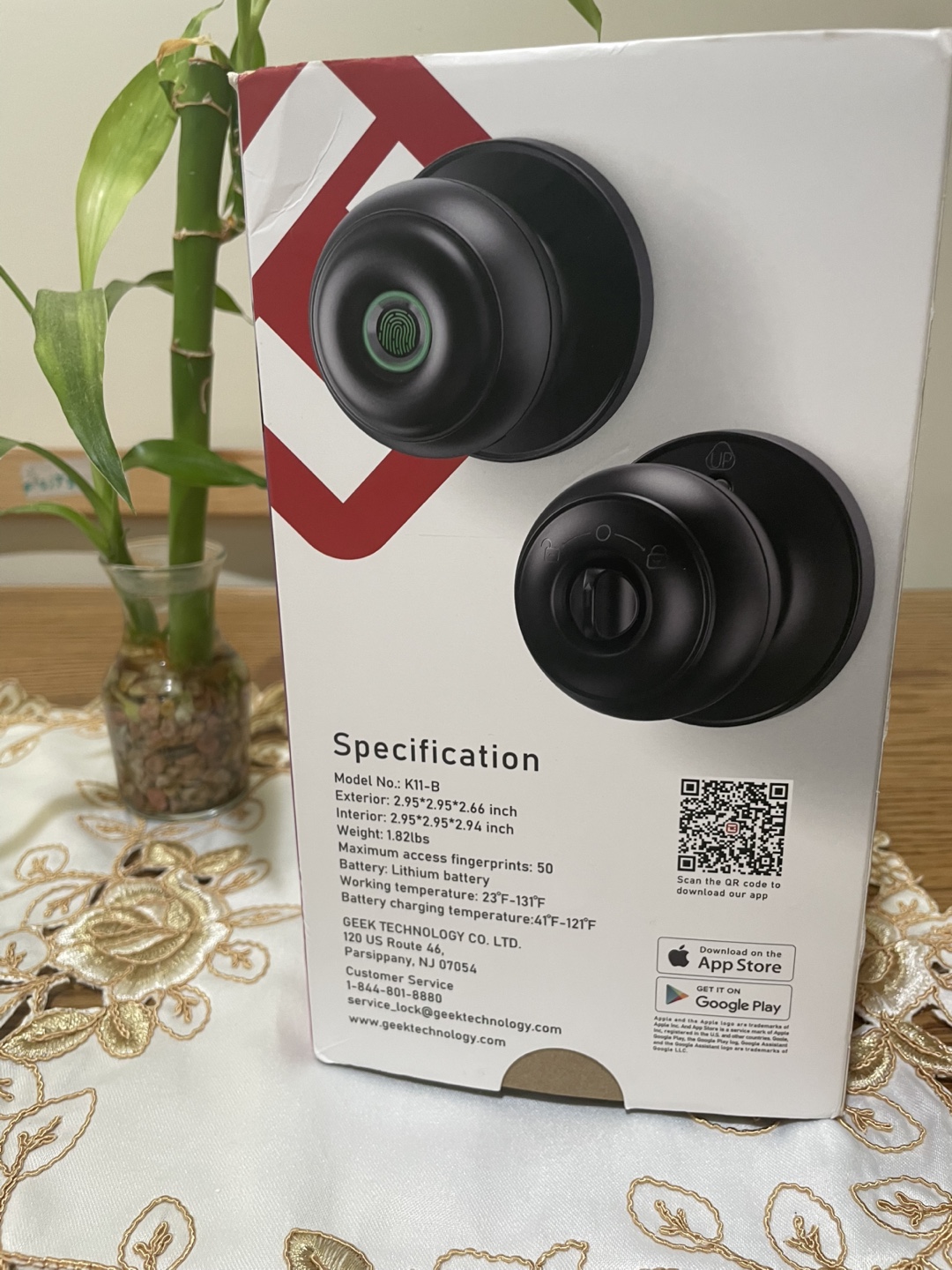 Geek Smart Knob - Fingerprint Access & App Control - photo 2