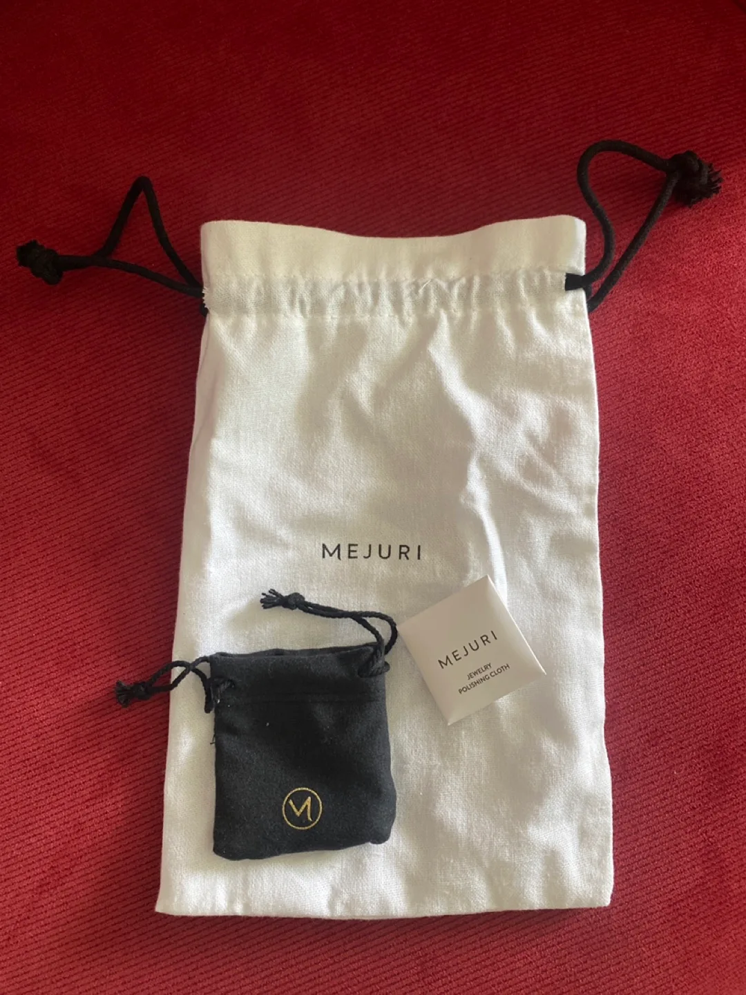 Mejuri Jewelry Pouch & Polishing Cloth thumbnail