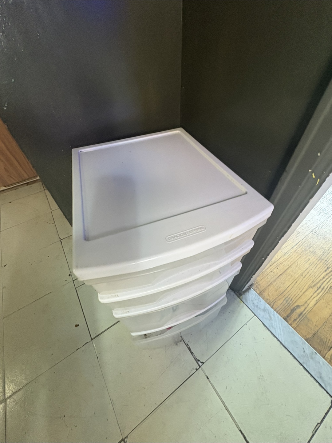 Sterilite 4-Drawer White Storage Tower - photo 2