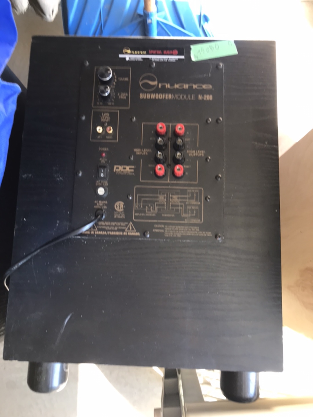 Nuance Subwoofer Module N-200
