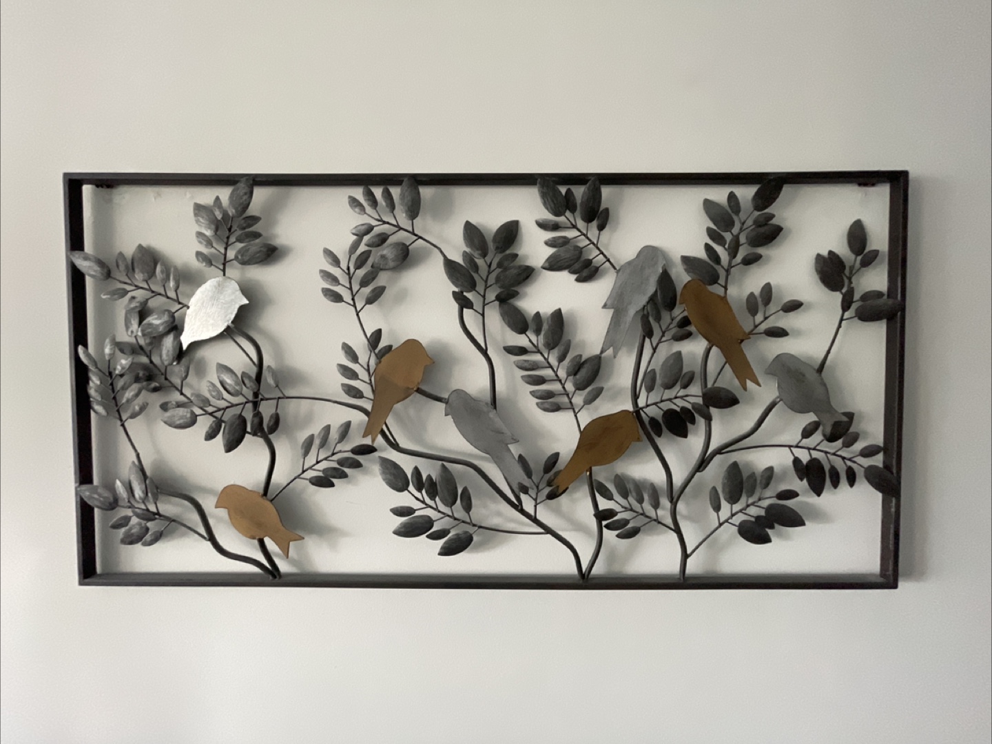 Metal Birds on Branch Wall Decor - photo 2