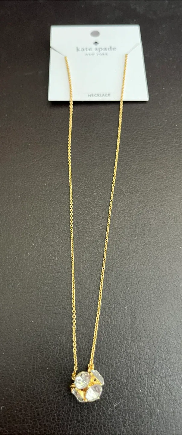 Kate Spade Lady Marmalade Pendant Necklace & Earrings Set - New image indicator(3)