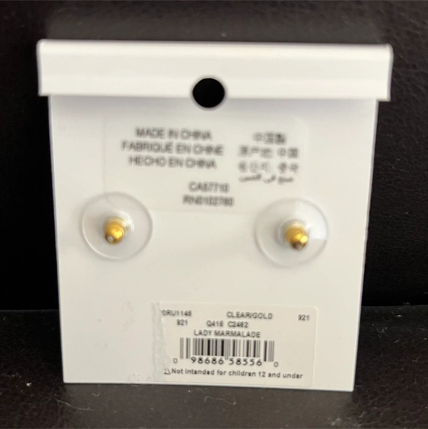 Kate Spade Lady Marmalade Pendant Necklace & Earrings Set - New image indicator(6)