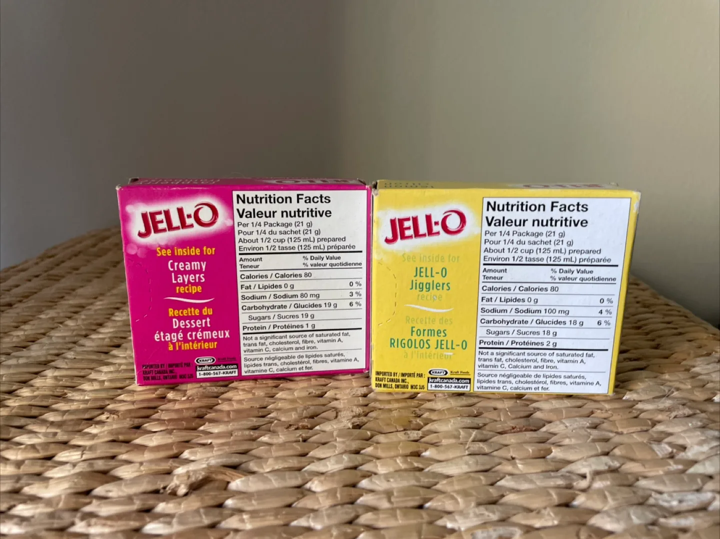 Jell-O Raspberry & Lemon Jelly Powder image indicator(2)