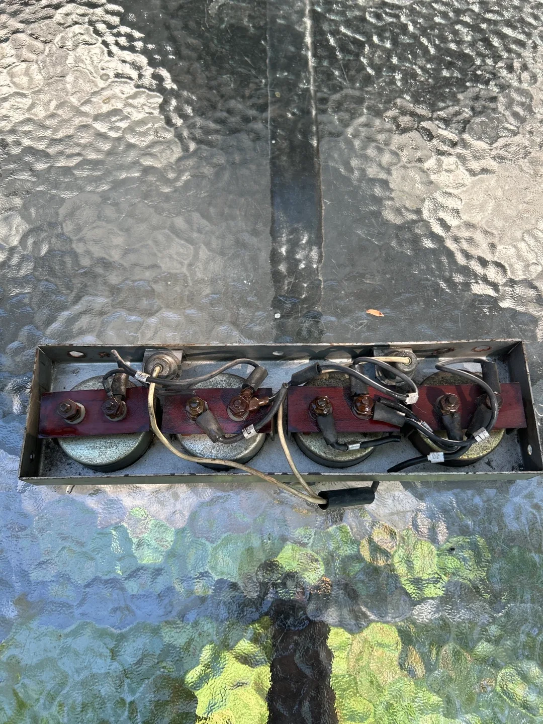 Vintage Oil Temperature Gauge Set image indicator(3)