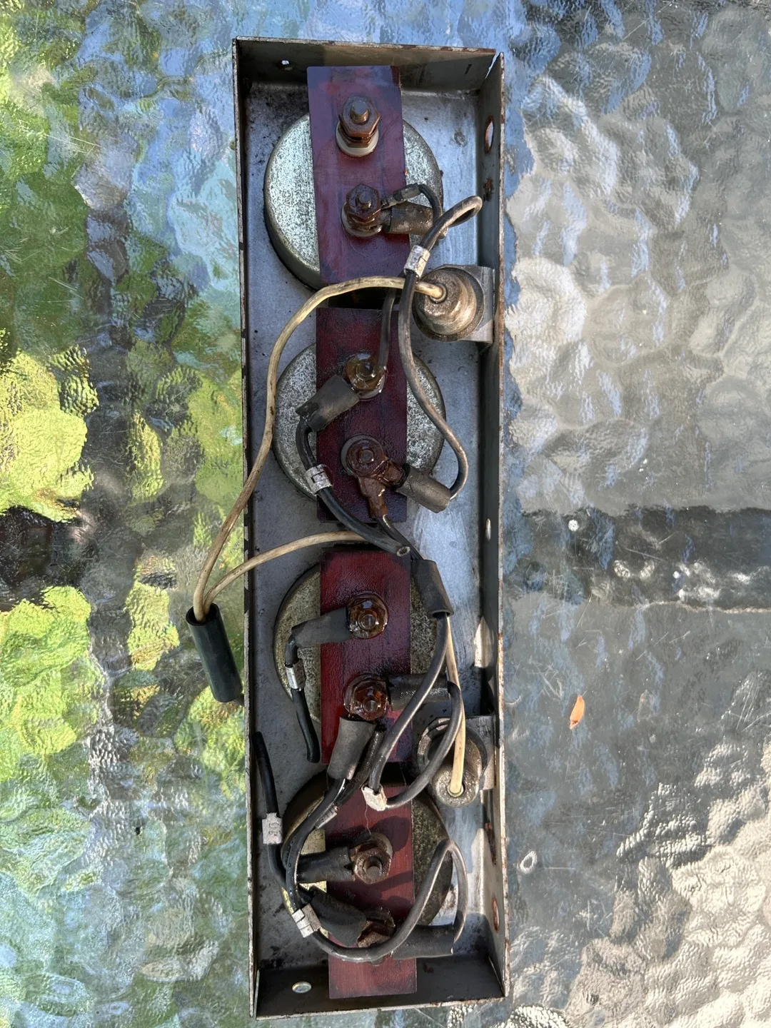 Vintage Oil Temperature Gauge Set image indicator(4)