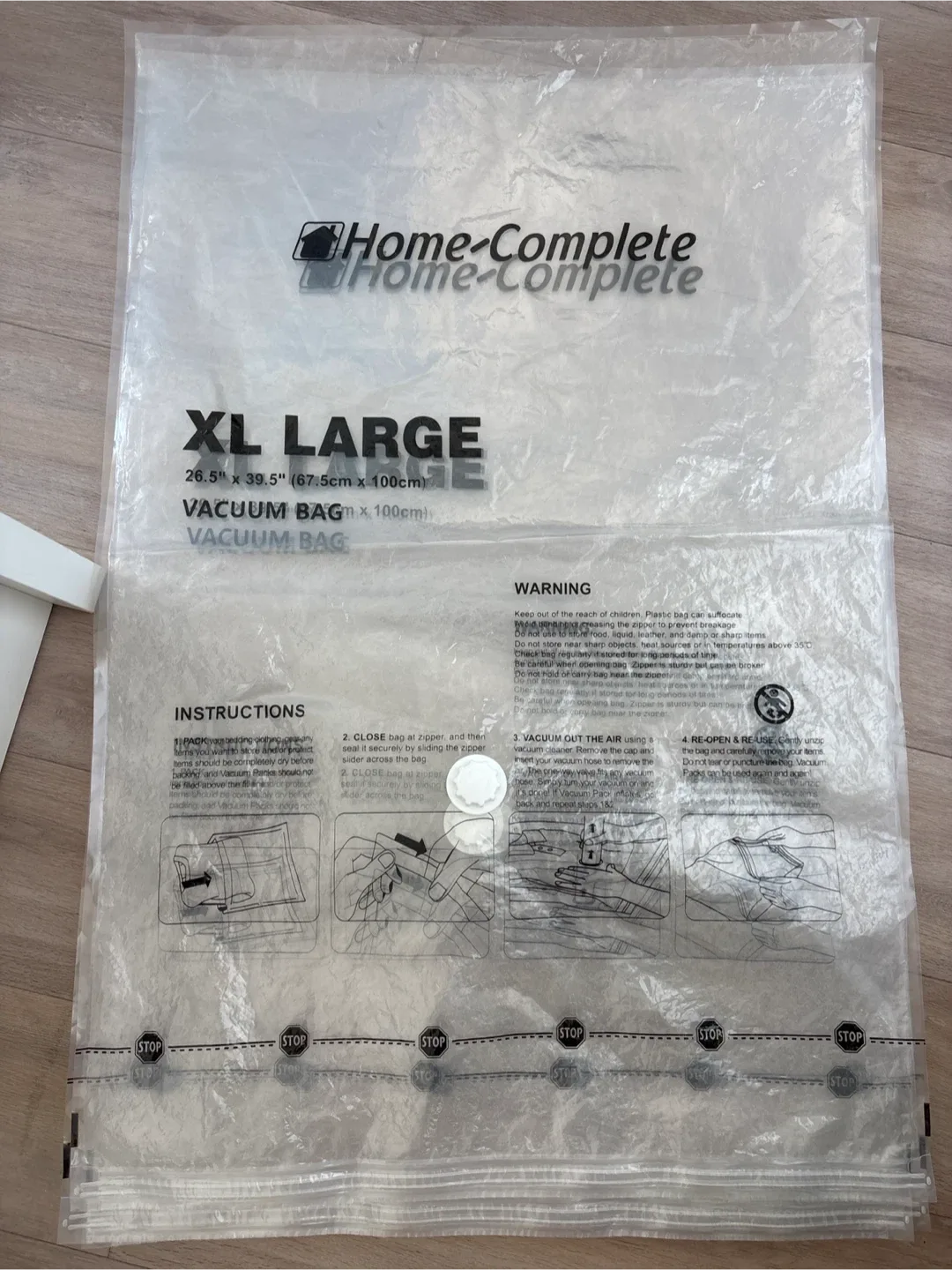 Bundle of Vacuum Storage Bags (XL and L) thumbnail