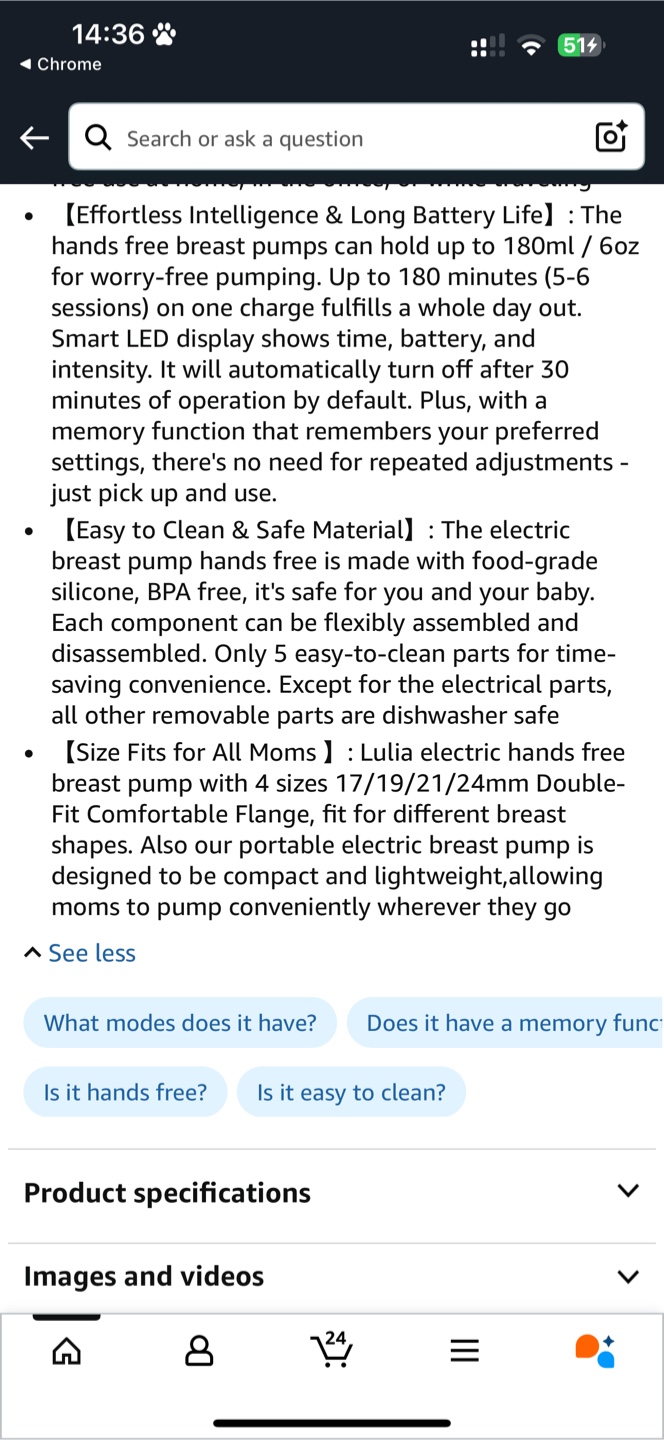 Lulia Wearable Breast Pump - photo 4