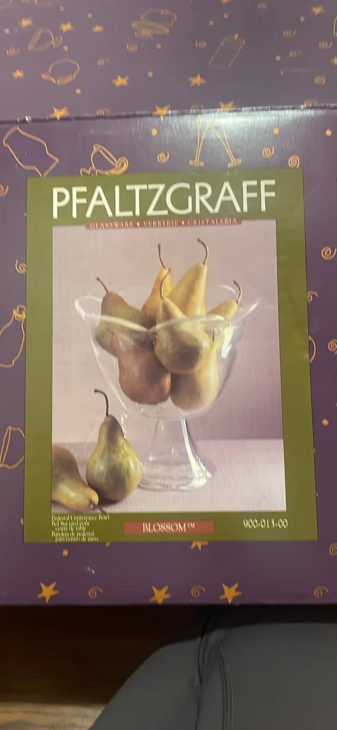 Pfalzgraff Blossom Pedestal Centerpiece Bowl image indicator(4)