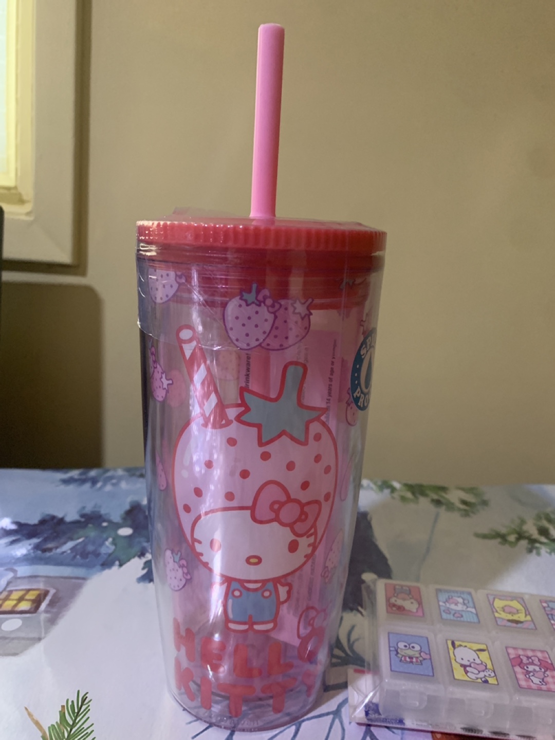 Sanrio Hello Kitty Tumbler, Stickers & Mini Cases Set - photo 4