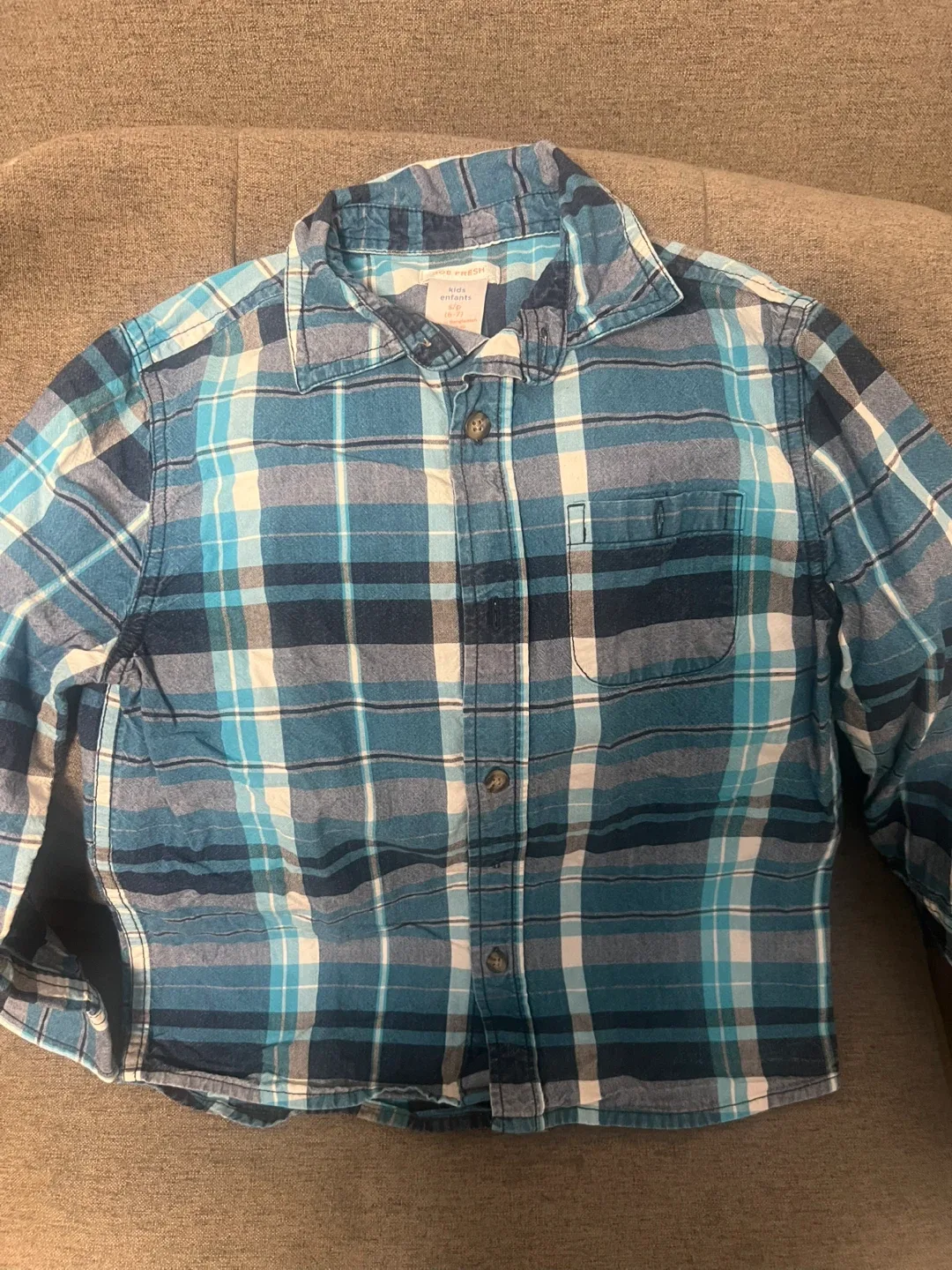 Kids Plaid Shirt thumbnail