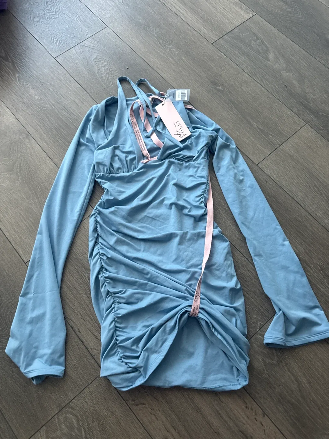 Oh Polly Blue Mini Dress - US 4 image indicator(2)