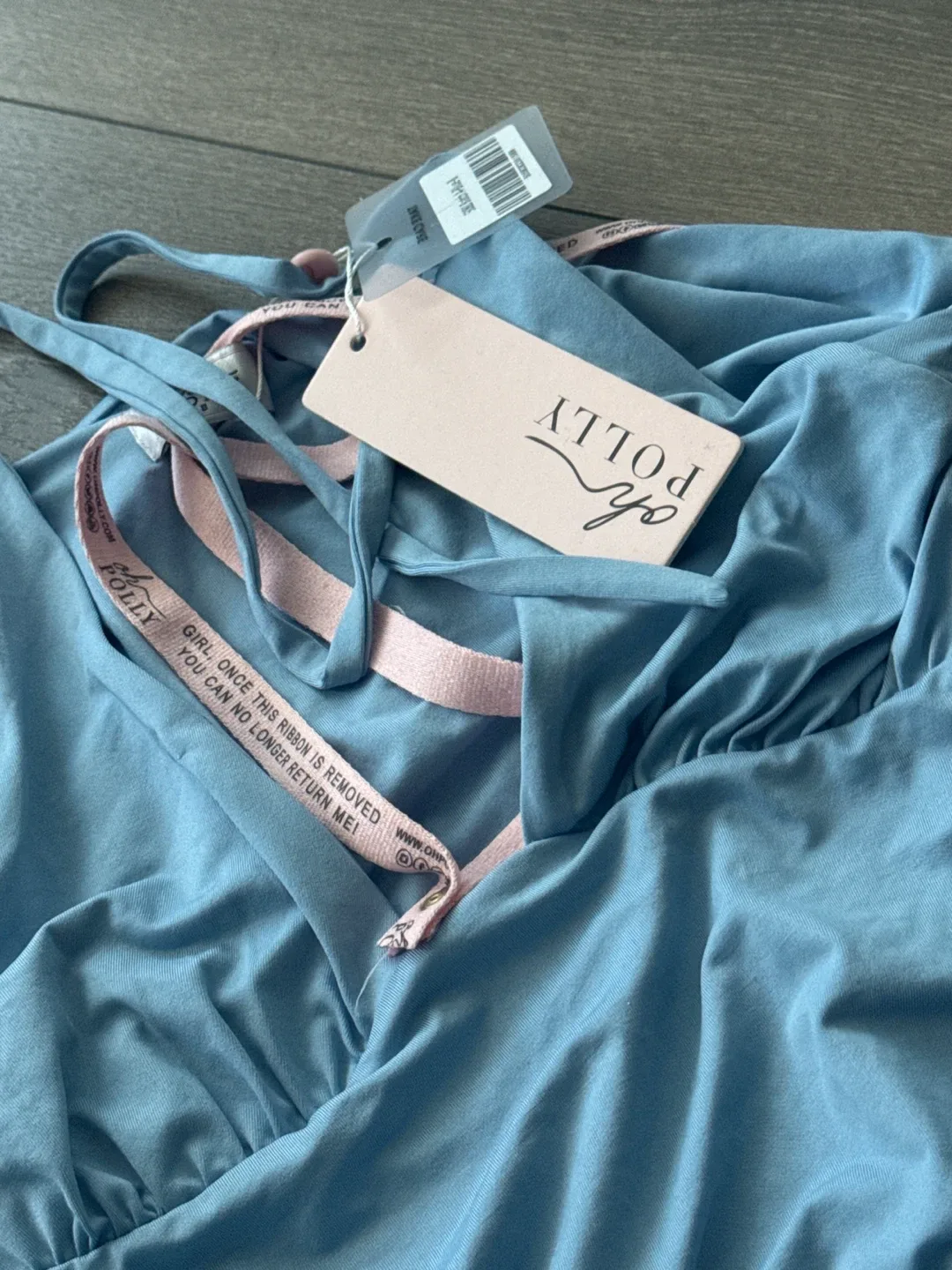 Oh Polly Blue Mini Dress - US 4 image indicator(3)