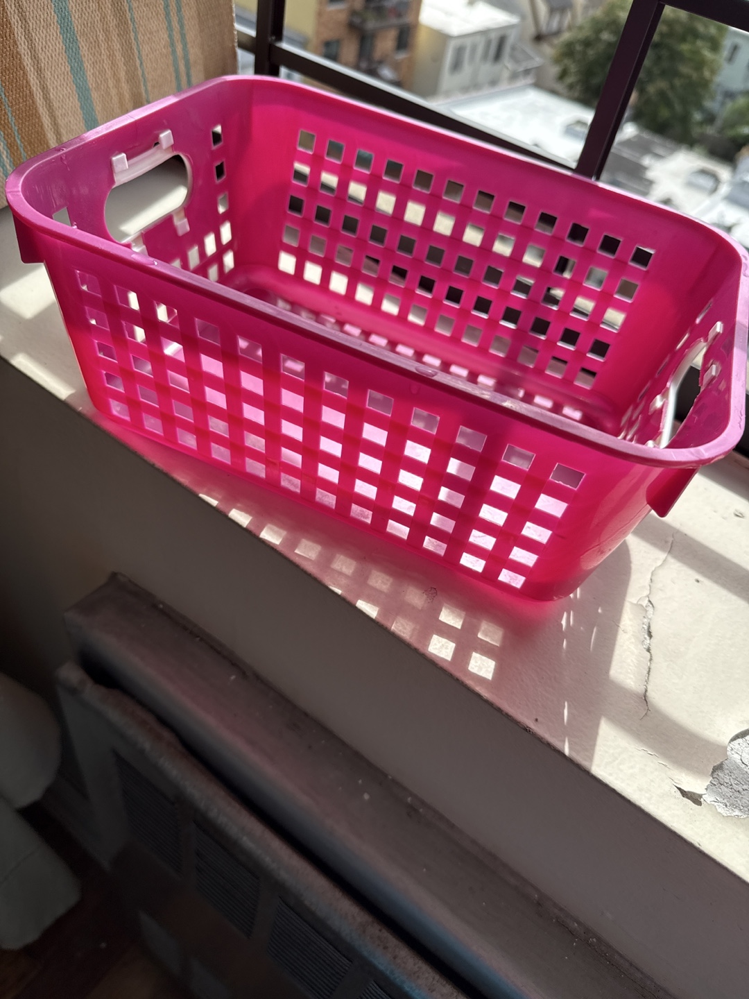 Pink Plastic Storage Basket - photo 2