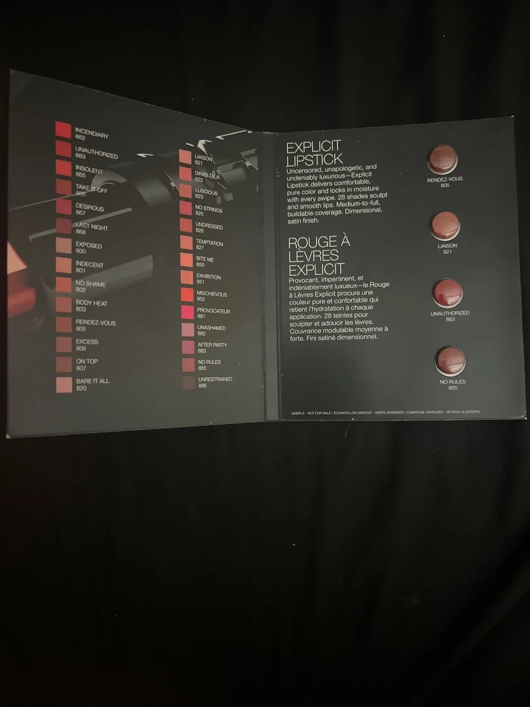 Nars lip product samples image indicator(2)