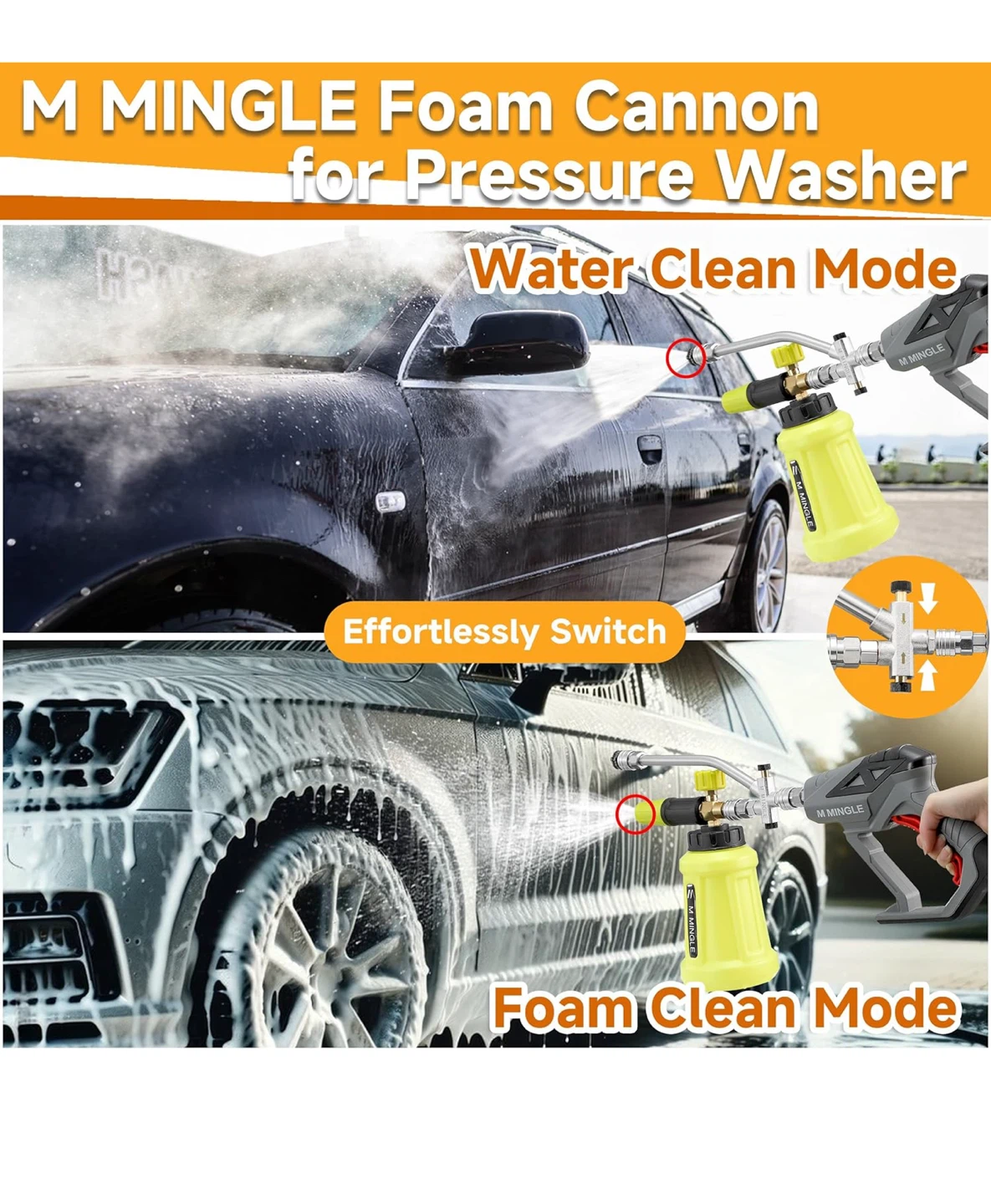 M MINGLE Foam Cannon for Pressure Washer - photo 2