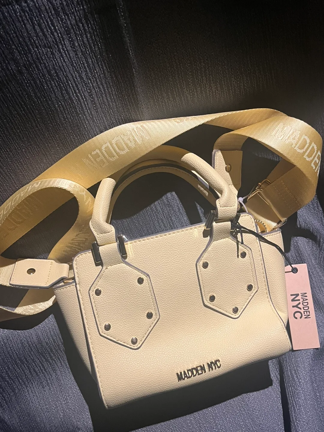 Madden NYC Cream Handbag thumbnail