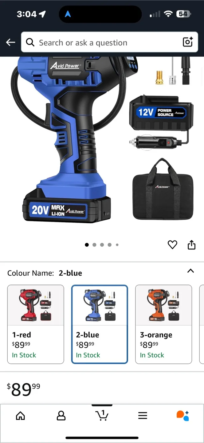 Avid Power 20V Cordless Tire Inflator image indicator(5)