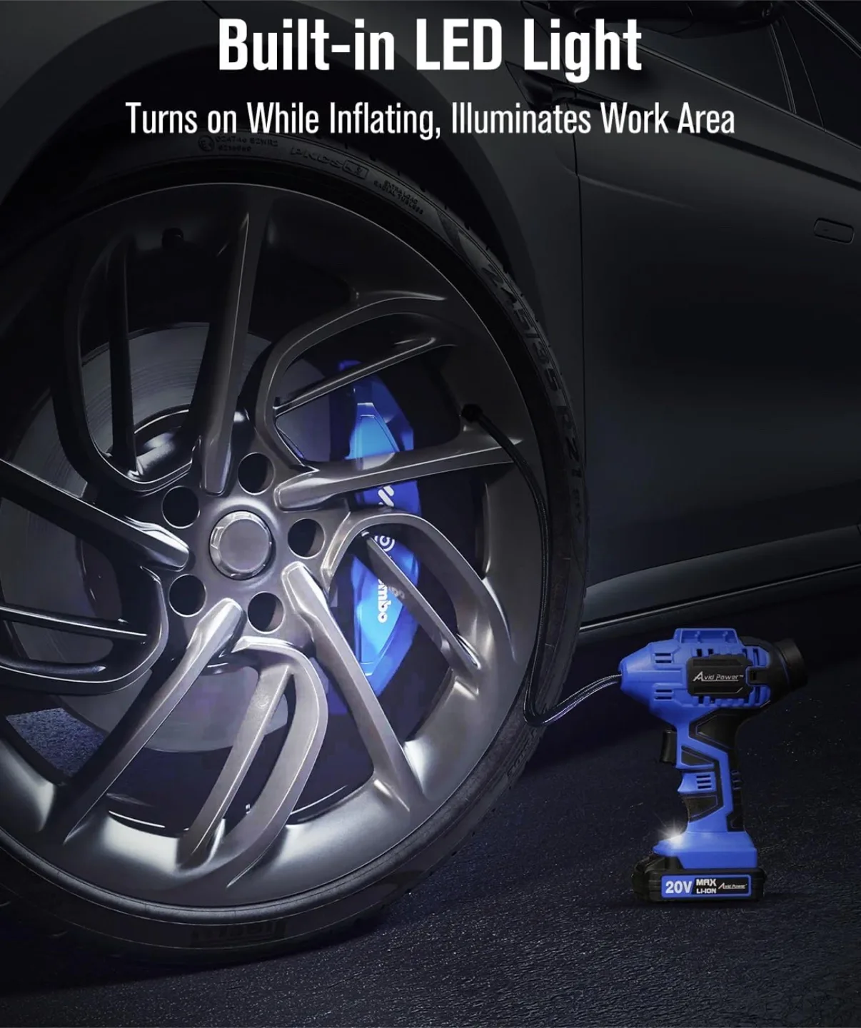 Avid Power 20V Cordless Tire Inflator image indicator(4)