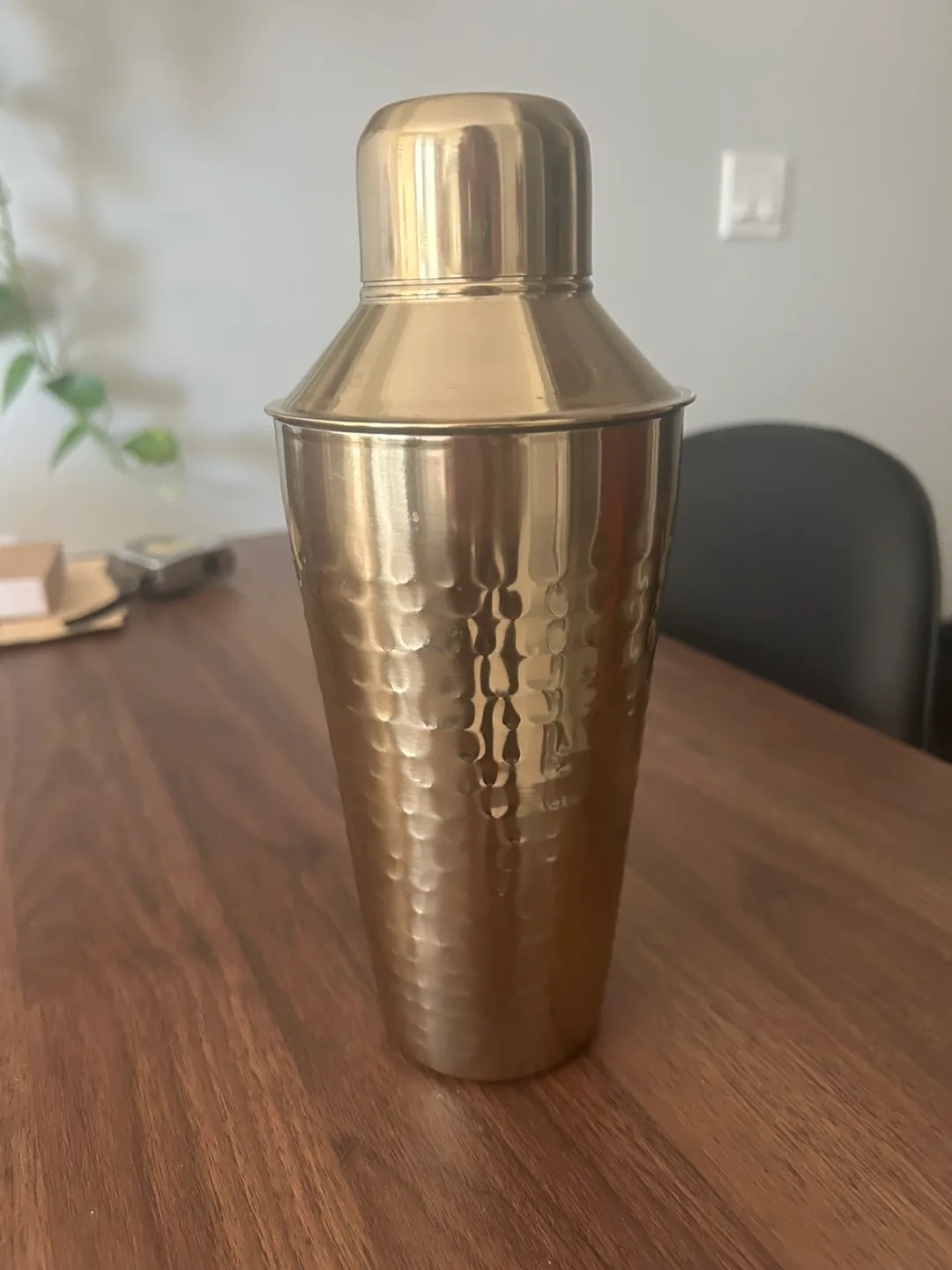 Gold Hammered Cocktail Shaker thumbnail