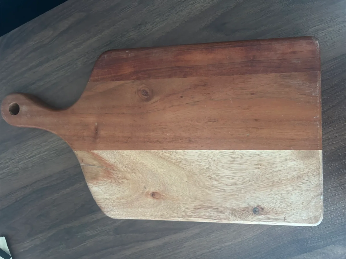 Wooden Cutting Board with Handle thumbnail