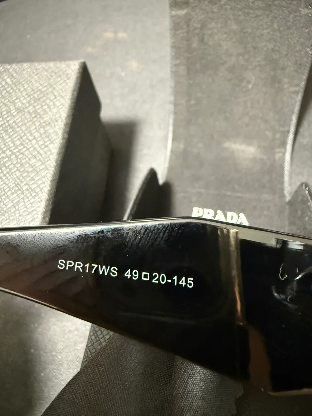 Prada SPR17WS Black Sunglasses image indicator(5)