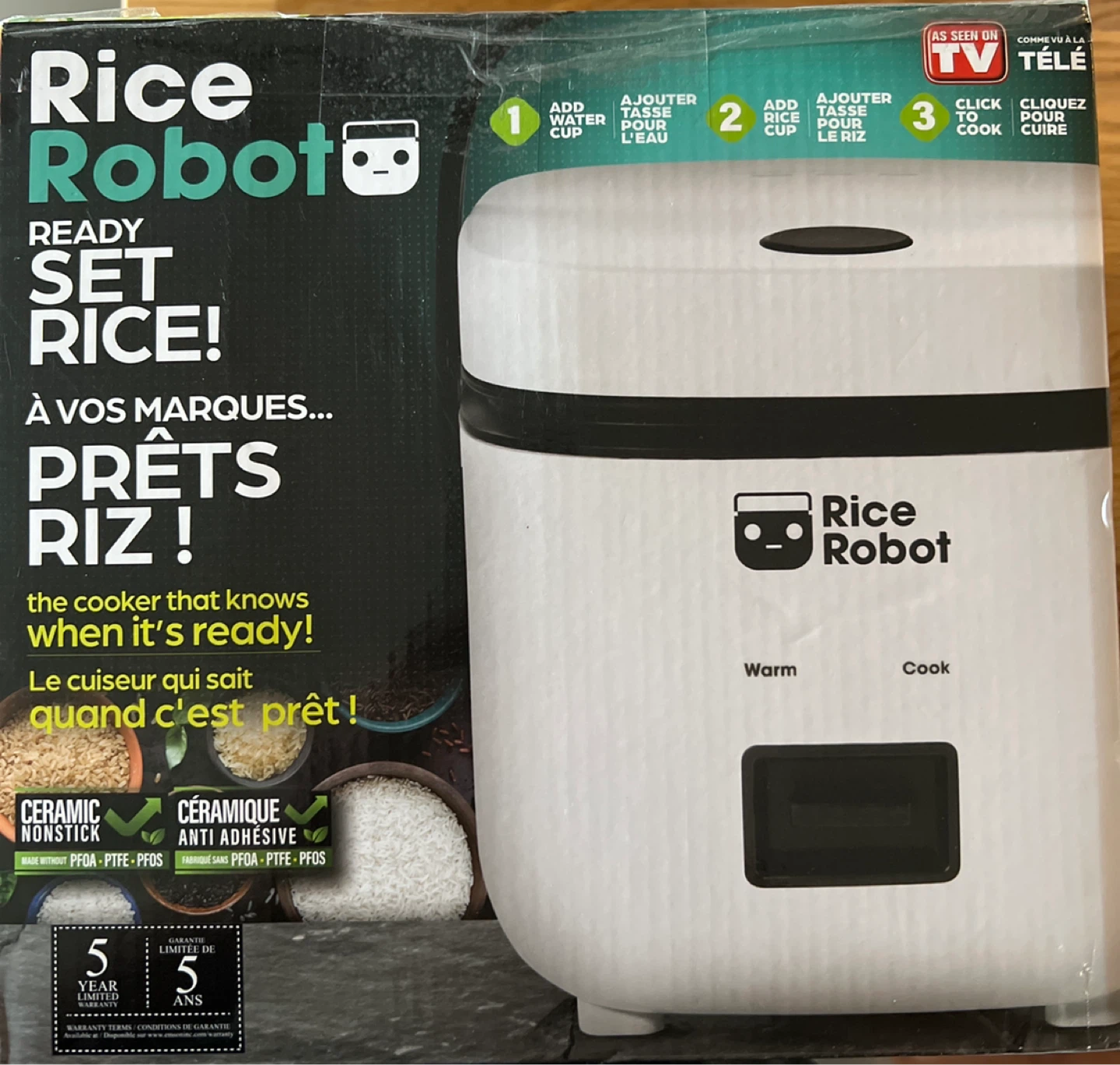 Rice Robot - Ready Set Rice Cooker